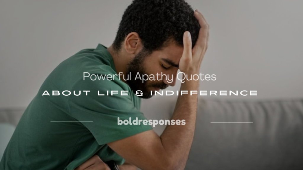 apathy quotes