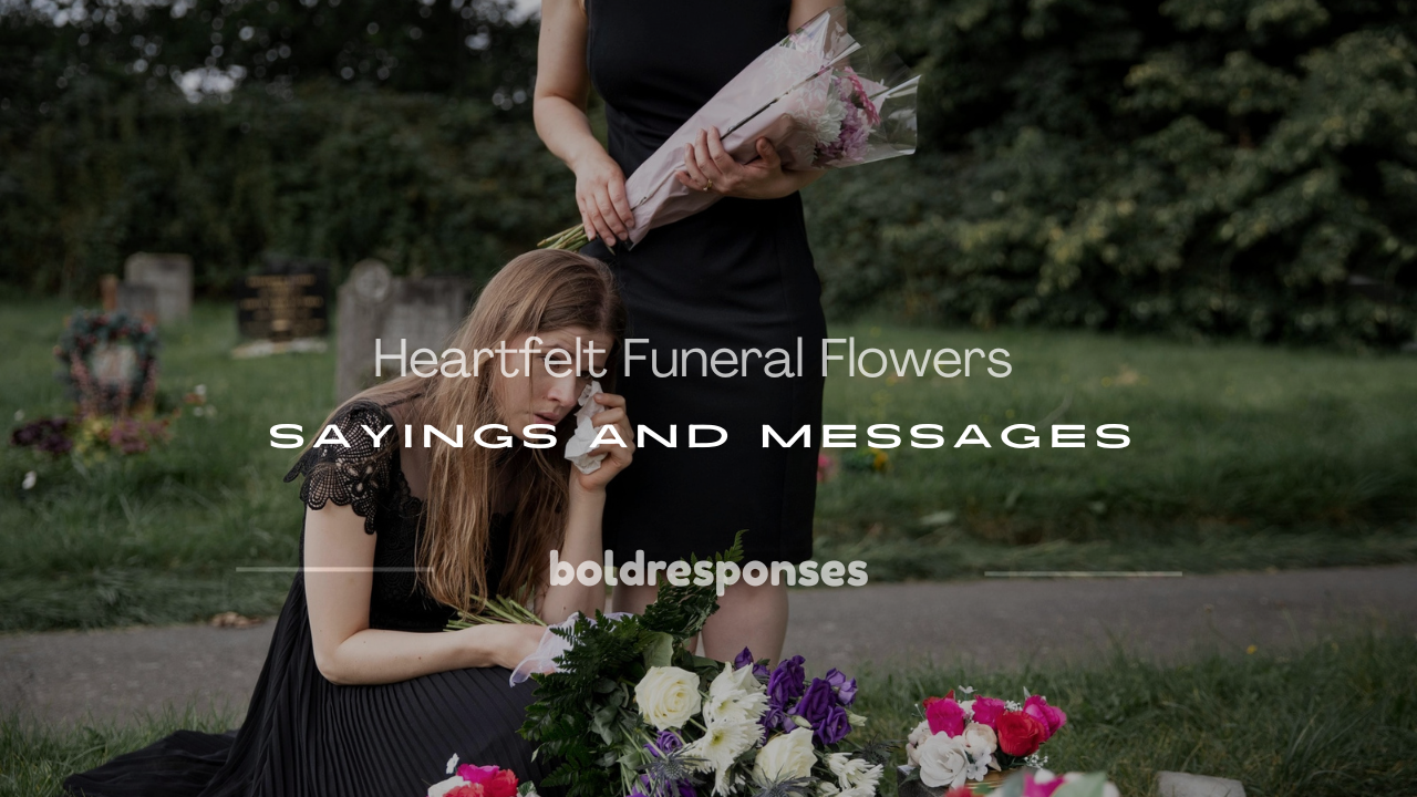 funeral flowers sayings