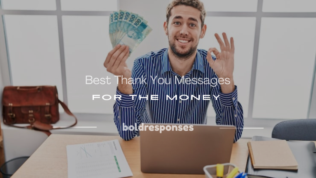 thank you messages for the money
